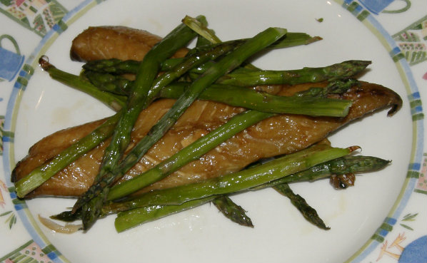 Mackeral & Asparagus Bake