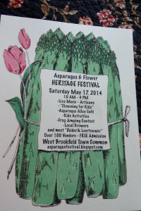 West Brookfield Asparagus Festival poster