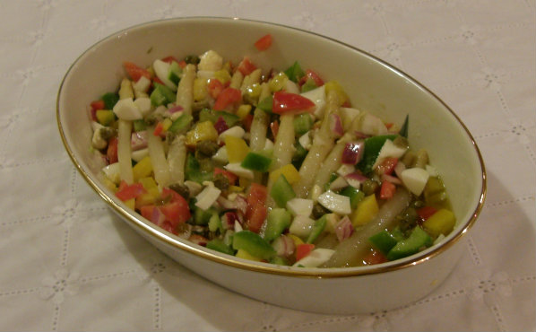 Canned Asparagus Salad
