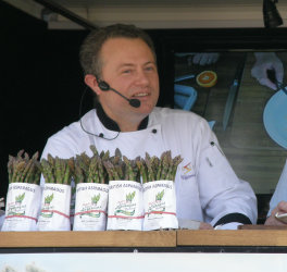 Cookery Demo at British Asparagus Festival 2012